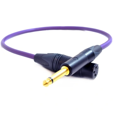 Kabelis Melodika Jack 6.3mm - Xlr 3m Violets