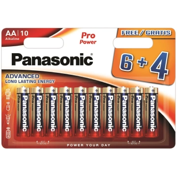 Panasonic Pro Power baterija LR6PPG/10B (6+4 gb.) 