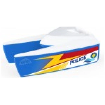 Policijas katamarāns laiva 17 cm L04713 Lena
