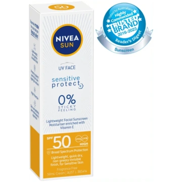 Nivea Sun UV Face Face Sun Care Saules aizsarglīdz