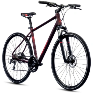 Dviratis Merida CROSSWAY 20 matt burgundy red-S(47