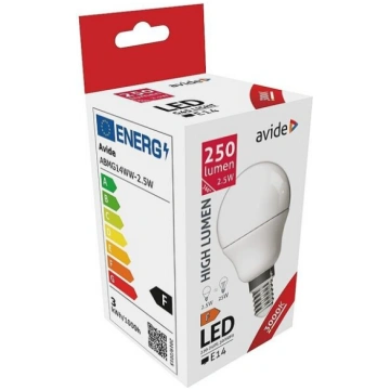 LED lampa Avide 2,5W E14 3000K