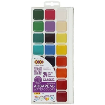 Akvarelis Zibi Classic kids line, 24 krāsas