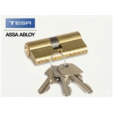 cilindrs 40x40 misiņots TESA ASSA ABLOY 50304040 L