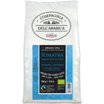 Kafijas pupiņas Sumatra, 250g, Fairtrade kafija