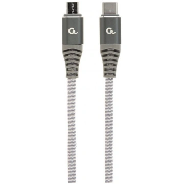 Cablexpert Premium cotton braided USB Type-C to mi