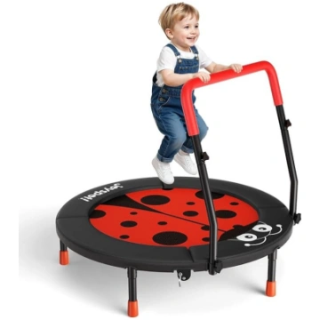 JOY SPOT! Ladybug Trampolīns bērniem telpās, Ø 91 