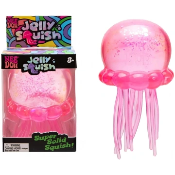 Trending Jellyfish & Cube Squish Toy, Soft Jelly S