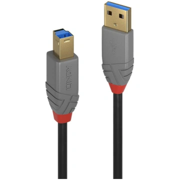 Lindy 3M Usb 3.2 Type A To B Cable, Anthra Line 36