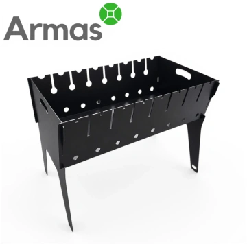 Divu līmeņu saliekams mangals 8 iesmiem, 2 mm | AR