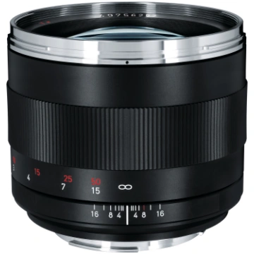 Spoguļkameras objektīvs, ZEISS, PLANAR T*1,4/85 ZF