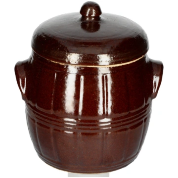 BROWIN Keramikas pods ar vāku 4, 5l 24.5x20.2x25.4