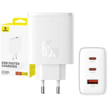 Baseus Baseus OS-Cube Pro 2xUSB-C / USB Tīkla Lādē