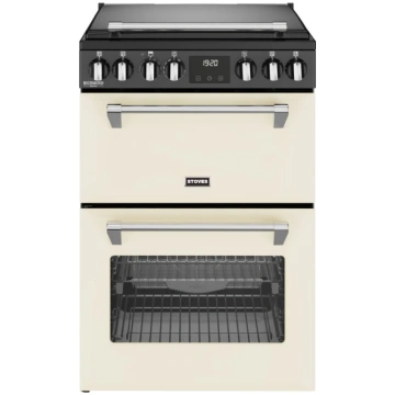Induction Electric Cooker with Double Oven, Cream 