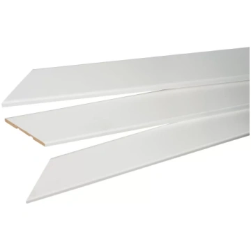 Noseglīste/aploda MDF Opus 12x70 balta (kompl. 5.5