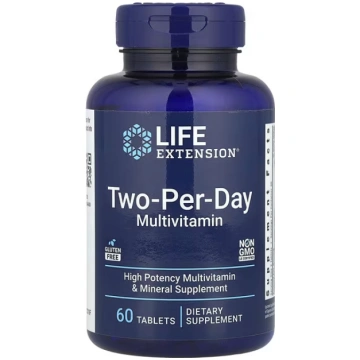 Life Extension, Two-Per-Day Multivitamin, 60 Table