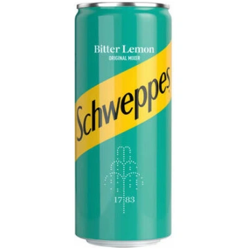 B/a gāzēts dzēriens Schweppes Bitter Lemon 0.33l C
