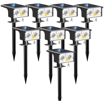 btfarm Pack of 8 Solar Lights for Outdoor Use with