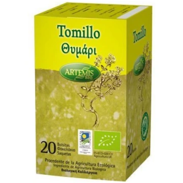 Thyme infusion sachets 20 bio sachets Artemis Bio