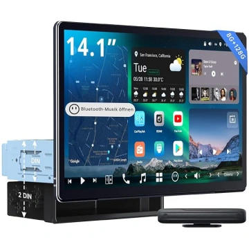 [14,1 collu QLED] ATOTOZONE AI Android auto radio 