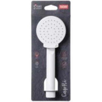 Dušas klausule Capri Ø7,5cm, 1 režīms, matēti balt