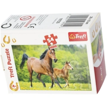 Trefl PUZZLE 54EL TREFL 19725 MINI SWIAT KONI PUD 