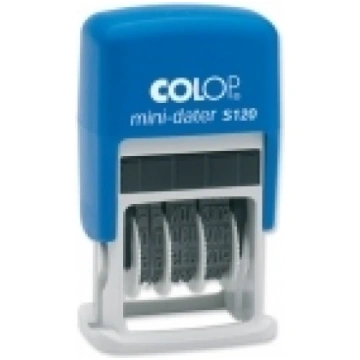 Datumu zīmogs Colop S120 ( dd-mm-yyyy), zils spilv