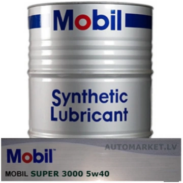 1L - 5w40 MOBIL SUPER 3000 X1 izlejamā motoreļļa n