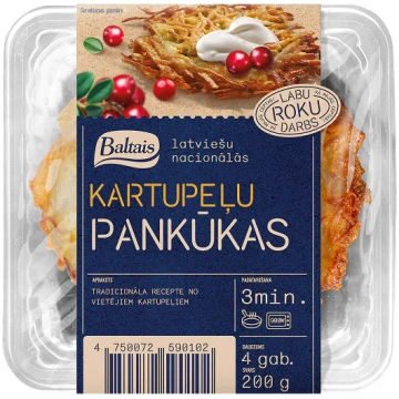 Kartupeļu pankūkas (4gb) 200g Baltais