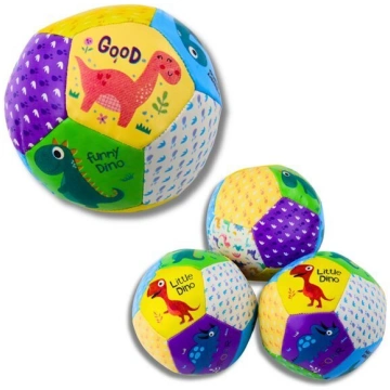 Mīksto bumbiņu komplekts Lean Toys, 3 gab