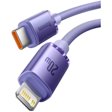Baseus Type-C - Lightning kabelis, Crystal Shine s