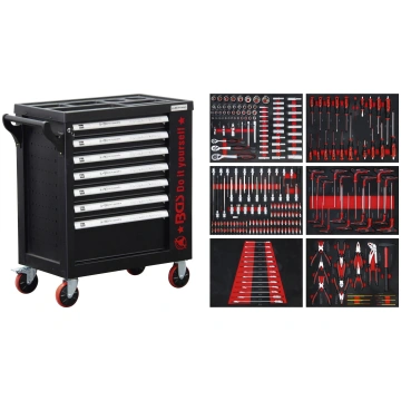 WORKSHOP TROLLEY | 7 DRAWERS | 1 SIDE DOOR | WITH 