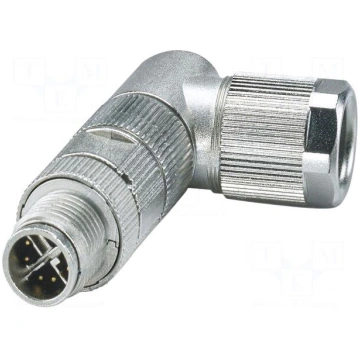 Connector: M12 | plug | PIN: 8 | 48V | angled | IP