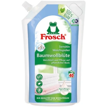Frosch auduma mīkstinātājs ar kokvilnas ziedu arom