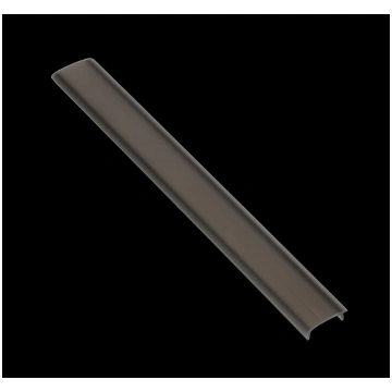 Melns pārsegs LED profilam GLAX Mini, 12 m, 30% ga