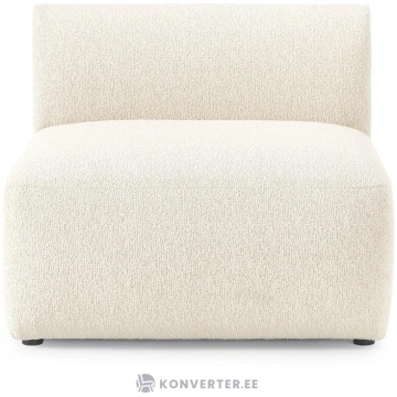 Balts Bouclé krēsls/modulis (Sofija) - Konverter S