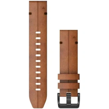 QuickFit 22 Watch Bands, Chestnut leather Garmin