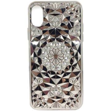 GreenGo Apple iPhone X 3D Case Silver