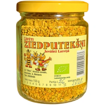 Bioloģiskie ziedputekšņi, 150g