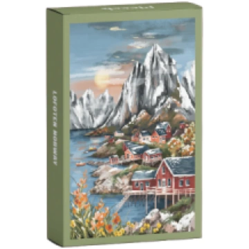 Mini puzle Lofoten Norway, 99 gabaliņi Piecely