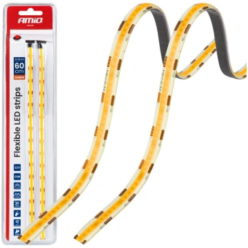 Elastīgas auto salona LED lentas oranžā krāsā 2x30