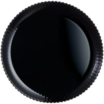 BLOOM BLACK PUSDIENU ŠĶĪVIS 25CM, MELNS, STIKLS, L