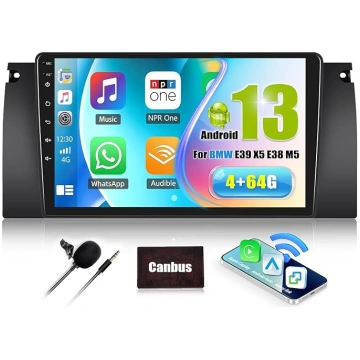 SIXWIN 4+64G Android 13 Autoradio für BMW E39 1999
