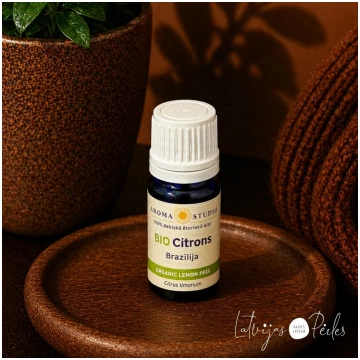 Ēteriskā eļļa Citrons Bio 5ml Latvijas pērles