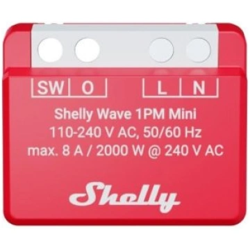 Shelly Wave 1PM Mini LR Smart Z-Wave Relay SL2