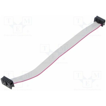 Ribbon cable with IDC connectors; Tape ph: 1.27mm;