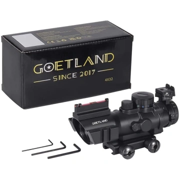 Goetland Rifle Scope 4 x 32 Airsoft Red Dot Visor 