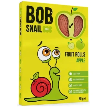 Ābolu rullīši BOB SNAIL, 60g
