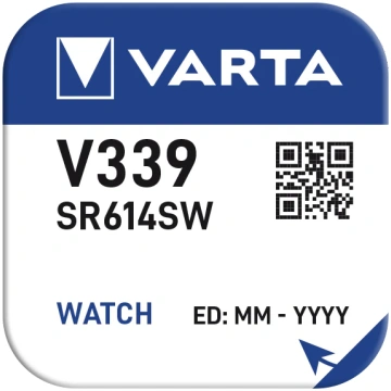 Pulksteņu baterija VARTA Silver V339 1.55V, 1gab