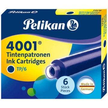 Pelikan Tintes patronas 4001, 6 gab, Royal-zila